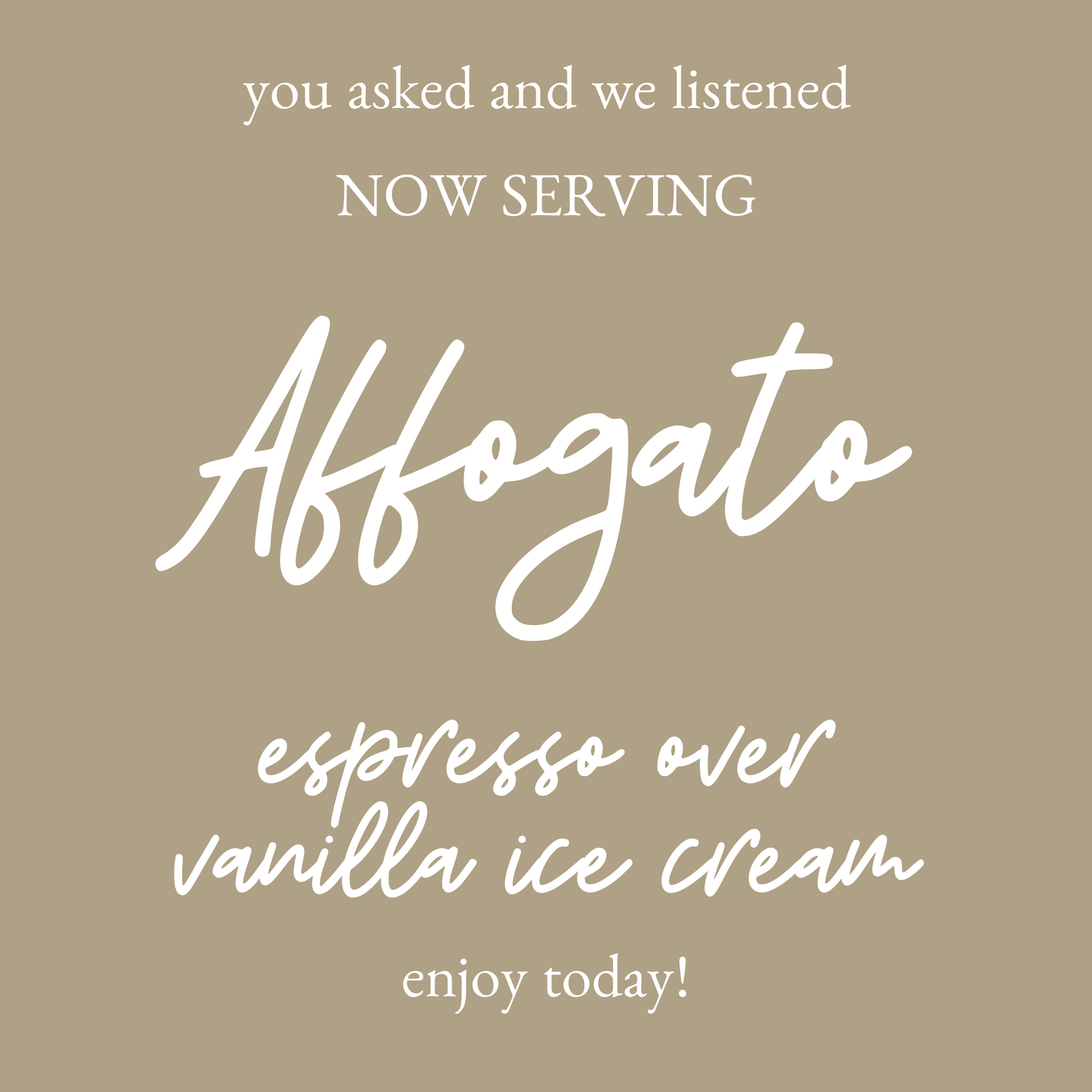 Affogato 1 Affogato