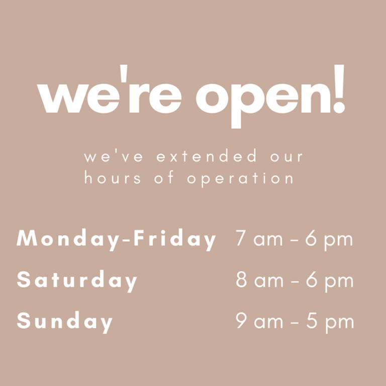 Cafe Hours 1 Hours of Operation